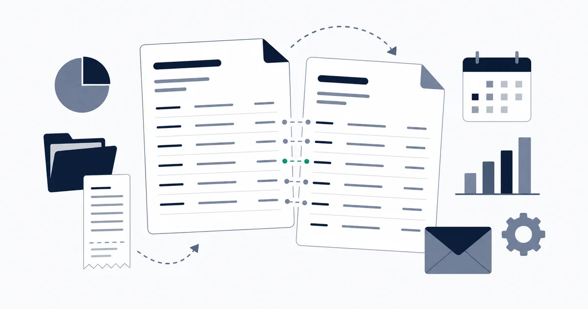 A cash ledger balance being matched line by line against a bank statement