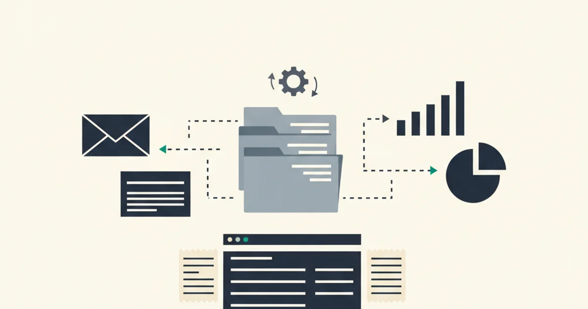 An accounting firm dashboard collecting supplier invoices from several client inboxes into one organized view