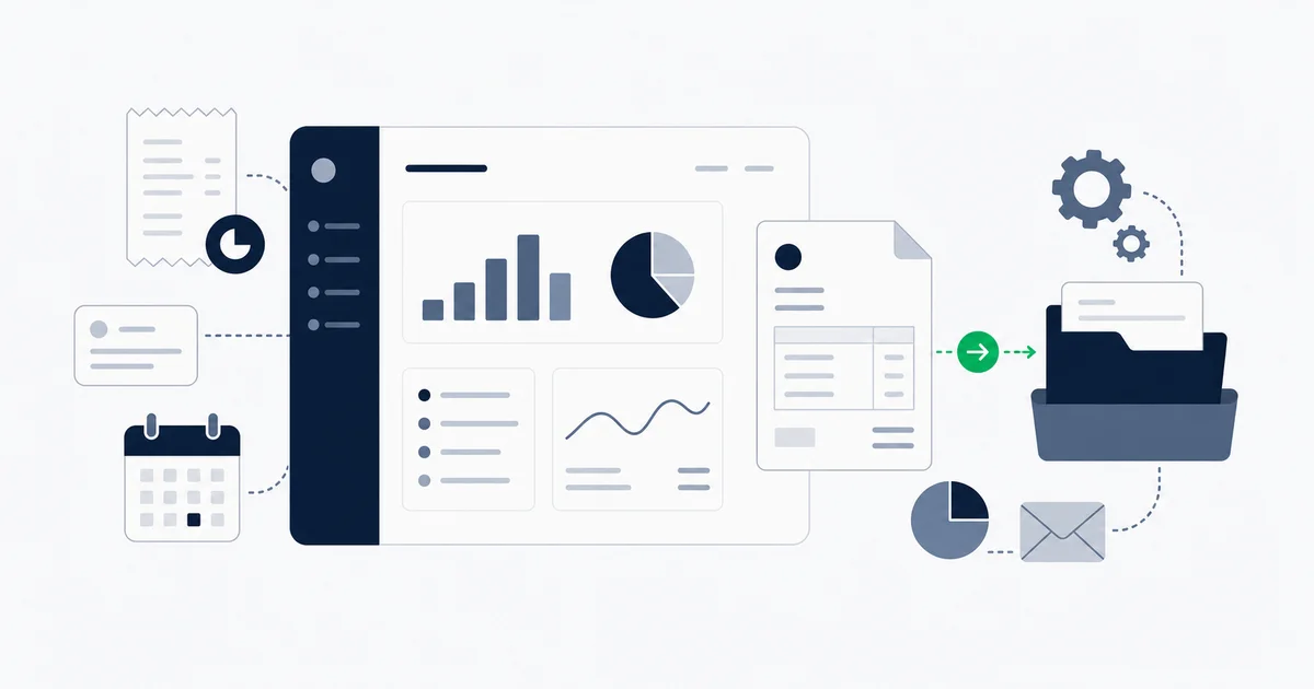OpenAI platform billing dashboard with an API invoice being exported to accounting